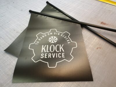 Kioskflagga med eget tryck
